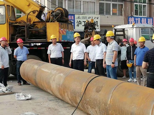 劉志明市長視察大慶路改造工程