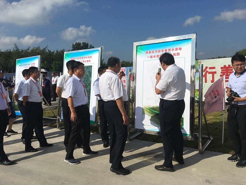 水利部領(lǐng)導(dǎo)檢查兩泰官河備用水源地項目建設(shè)情況